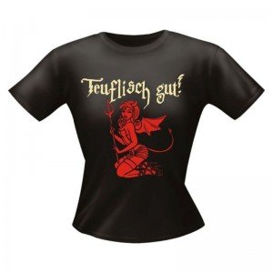 Fun Lady T-Shirt Teuflisch gut