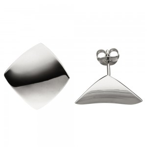 Ohrstecker eckig 925 Sterlingsilber Ohrringe Silberohrringe