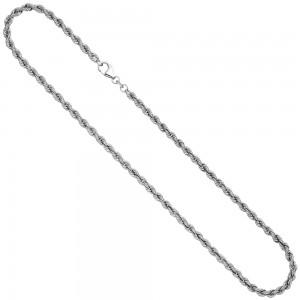 Kordelkette 925 Silber massiv 45cm Kette Halskette Silberkette Karabiner