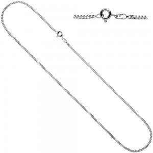 Panzerkette 925 Silber 1,7mm 45cm Kette Halskette Silberkette Federring