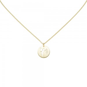 Collier Fee 925 Sterlingsilber vergoldet 48cm Silberkette Karabiner