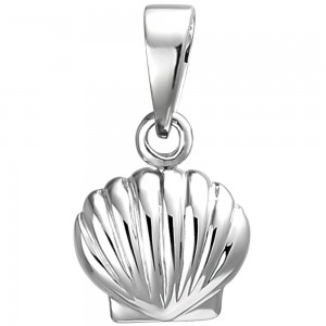 Kinder Anhänger Muschel 925 Sterlingsilber Silberanhänger