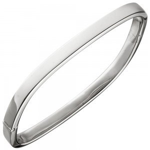Armreif Armband eckig 925 Sterlingsilber Silberarmband