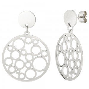 Ohrhänger Kreise aus Edelstahl Ohrringe