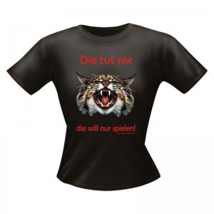 Fun Lady Shirt Die tut nix