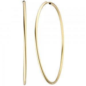 Creolen 585 Gelbgold Ohrringe Goldohrringe
