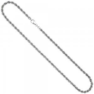 Kordelkette 925 Silber massiv 45cm Kette Halskette Silberkette Karabiner
