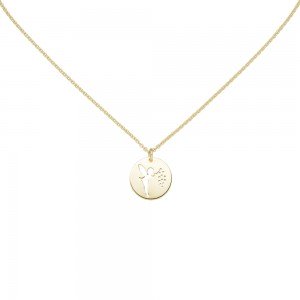 Collier Fee 925 Sterlingsilber vergoldet 48cm Silberkette Karabiner