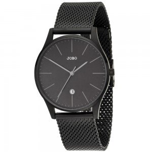Herren Armbanduhr Quarz Analog Edelstahl Datum Herrenuhr