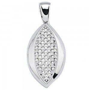Anhänger 925 Sterlingsilber 39 Zirkonia Silberanhänger