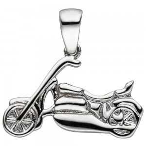 Anhänger Motorrad 925 Sterlingsilber Silberanhänger