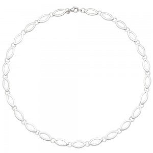 Collier Halskette 925 Sterlingsilber 45cm Kette Silberkette