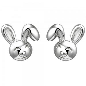 Kinder Ohrstecker Hase 925 Sterlingsilber Ohrringe Kinderohrringe
