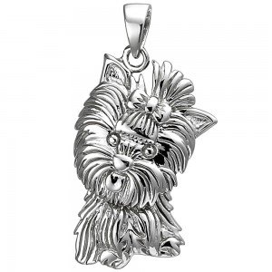 Anhänger Westhighland Terrier 925 Sterlingsilber Silberanhänger