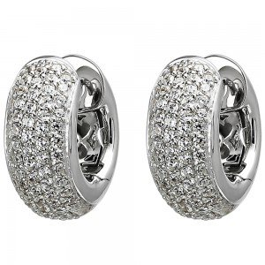 Creolen 925 Sterlingsilber 146 Zirkonia Ohrringe Silbercreolen Silberohrringe