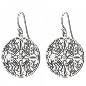 Ohrhänger 925 Sterlingsilber 2 Zirkonia Ohrringe Silberohrringe