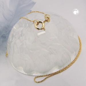 Halskette Fantasie diamantiert 585 Gold 42cm