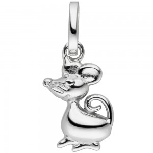 Kinder Anhänger Maus 925 Sterling Silber