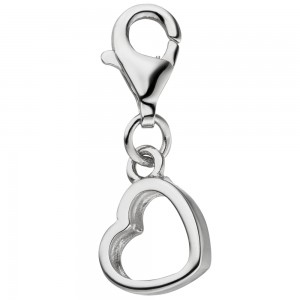 Anhänger Charm Herz 925 Sterling Silber