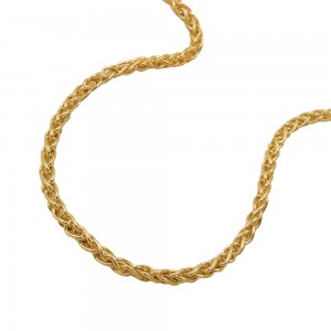 Armband Zopfkette 375 Gold 19cm