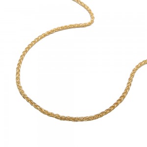 Kette Zopfkette 375 Gold 45cm