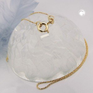 Halskette Fantasie diamantiert 585 Gold 42cm