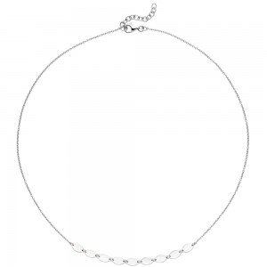 Collier Halskette 925 Sterling Silber 45 cm Kette Silberkette
