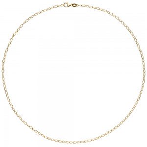 Ankerkette weit 375 Gold Gelbgold 2,3 mm 45 cm Kette