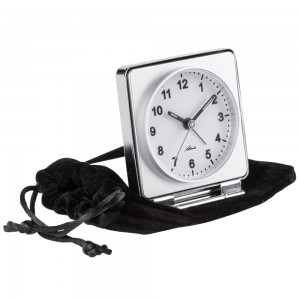 Atlanta 1116/0 Wecker Reisewecker Quarz analog Zifferblatt weiß