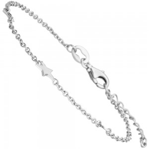 Armband Sterne 925 Sterling Silber 19 cm