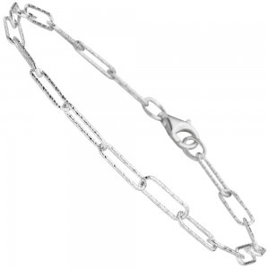 Armband 925 Sterling Silber diamantiert 19 cm Silberarmband