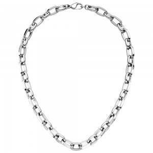 Halskette Kette Edelstahl 48 cm Karabiner