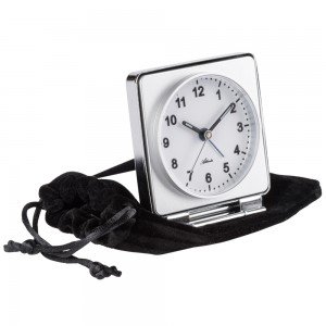 Atlanta 1116/0 Wecker Reisewecker Quarz analog Zifferblatt weiß