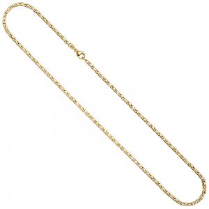 Königskette 333 Gold Gelbgold massiv 50 cm Kette Halskette