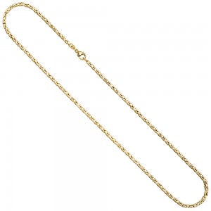 Königskette 333 Gold Gelbgold massiv 55 cm Kette Halskette