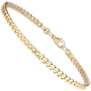 Panzerarmband 333 Gold Gelbgold 21 cm Armband Goldarmband 7.5g
