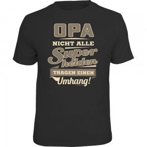 Fun T-Shirt - Superhelden Opa