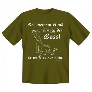 Fun T-Shirt Bei meinem Hund