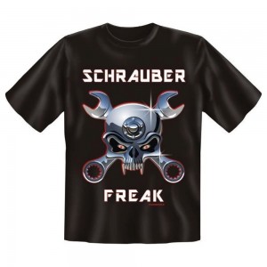 Fun T-Shirt Bad Bone Schrauber Freak