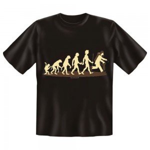Fun T-Shirt Evolution zum Feuerwehrmann