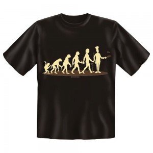 Fun T-Shirt Evolution zum Koch