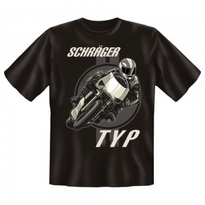 Fun T-Shirt Bad Bone Biker Shirt Schräger Typ