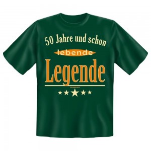Fun T-Shirt lebende Legende - 50 Jahre
