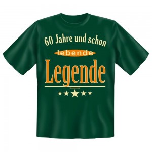 Fun T-Shirt lebende Legende - 60 Jahre