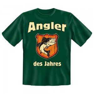 Fun T-Shirt Angler des Jahres