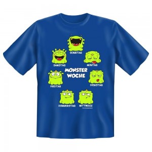 Fun T-Shirt Monster Woche