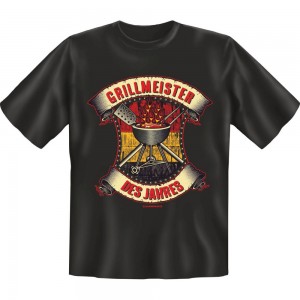 Fun T-Shirt - Grillmeister des Jahres