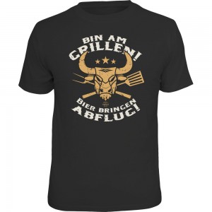 Fun T-Shirt - bin am Grillen 2 Bulle