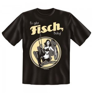 Fun T-Shirt Es gibt Fisch Baby