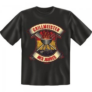 Fun T-Shirt - Grillmeister des Jahres